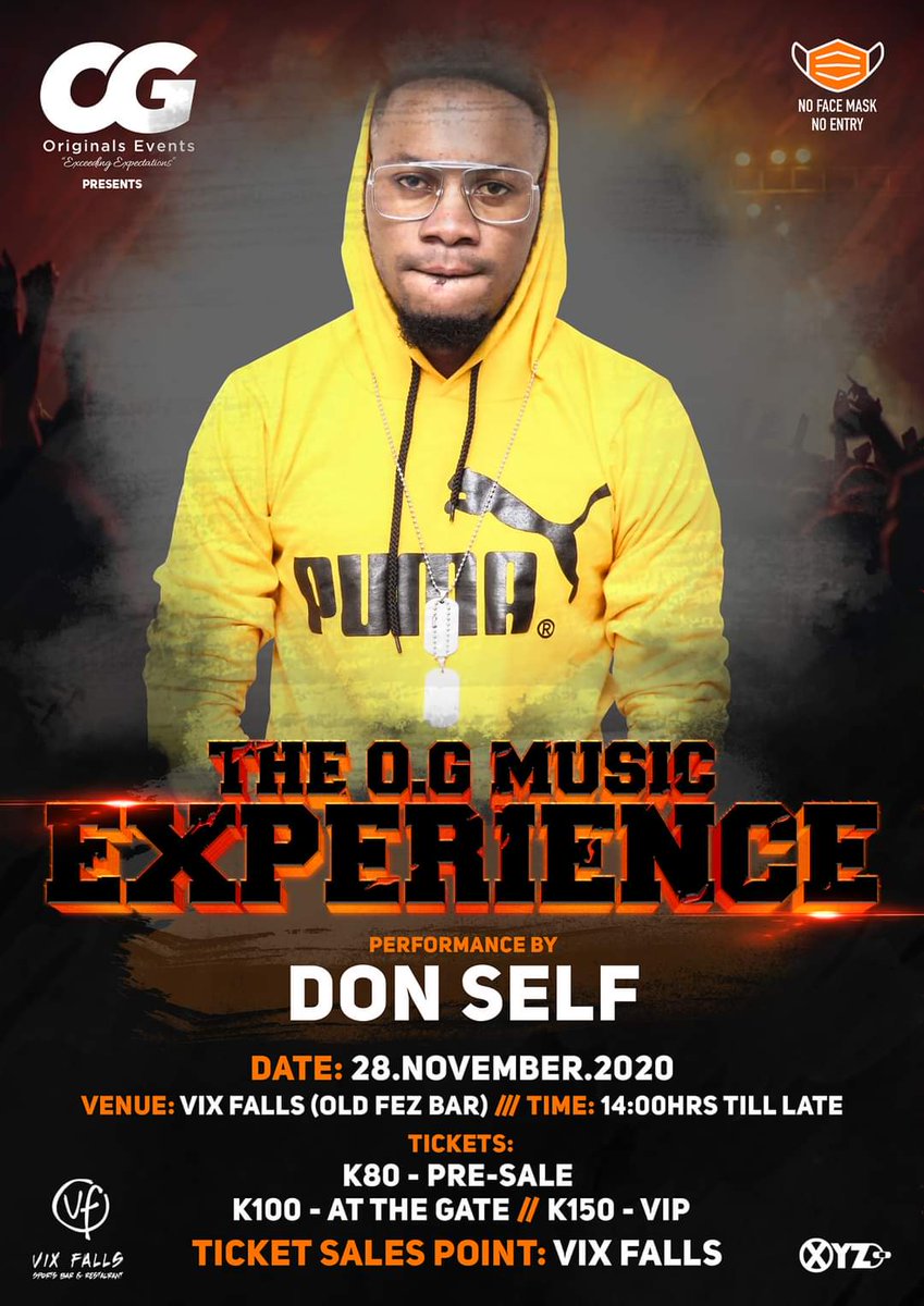 His been in the game for a long time, Headlining LIVINGSTONE shows and this time around his doing it for O.G!!

His got the energy, his got the vibe, his got the looks...Don Self LIVINGSTONE'S finest is all ready for you OG Fam🤗

#TheOGMusicExperience #OGEvents
