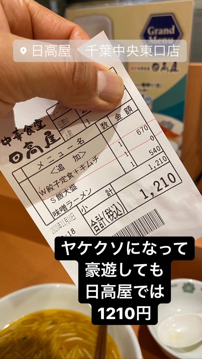 Hon Dice ホンダイス 日高屋だと 味噌ラーメン W餃子定食 とんこつラーメン チャーハン この4つのメニューから毎回2づつ注文してる感じです どの時間でもやってるし 腹一杯になっても00円いかないし もりもりサービス券くれるから終わらないスパイラル Hon Dice ホンダイス 日高屋だと 味噌ラーメン W餃子定食 とんこつラーメン チャーハン この4つのメニューから毎回2づつ注文してる感じです どの時間でもやってるし 腹一杯になっても00円いかないし もりもりサービス券くれるから終わらないスパイラル