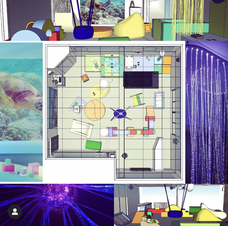 We have been working with @ChrisPeakAT at theapogeeproject.com to design a fully interactive #SHX #sensoryroom.
This room is going to be used by a young girl with an #AquiredBrainInjury and includes many #bjlive #MultiSensory items!
We can not wait to see the finished product!