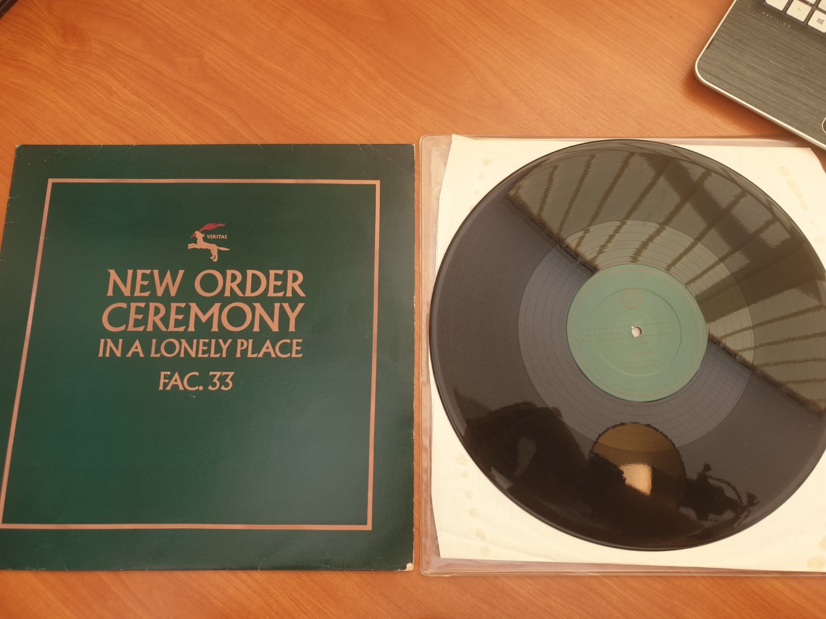  #NewOrderInOrderCeremony:All purchased day / week of release I am sure.Run Off Notes (R.O.N):7” – "Watching Forever"12” 1 – "Watching Love Grow - Forever"12” 2* – "This Is Why events Unnerve Me"All B Sides - "How I Wish We Were Here With You Now"* with  @gillian_gilbert