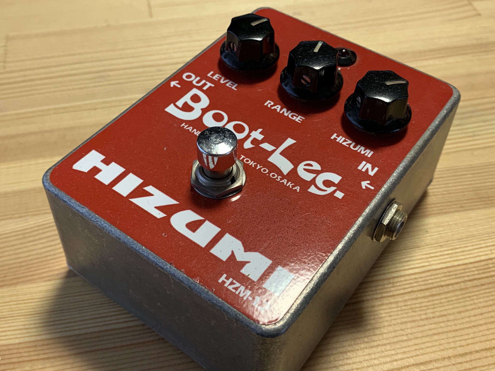 Boot-Leg HIZUMI HZM-1.2(エフェクター/オーバードライブ/ディストーション)(ESPステッカー付き)(送料無料)《期間限定！ポイントアップ！》  ギター