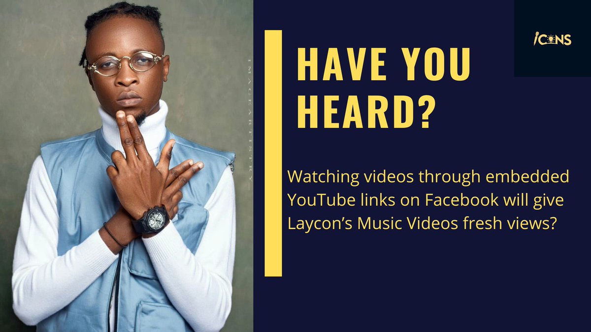 BeautyTUpdates's tweet image. Increase The Views On Laycon's Music Videos