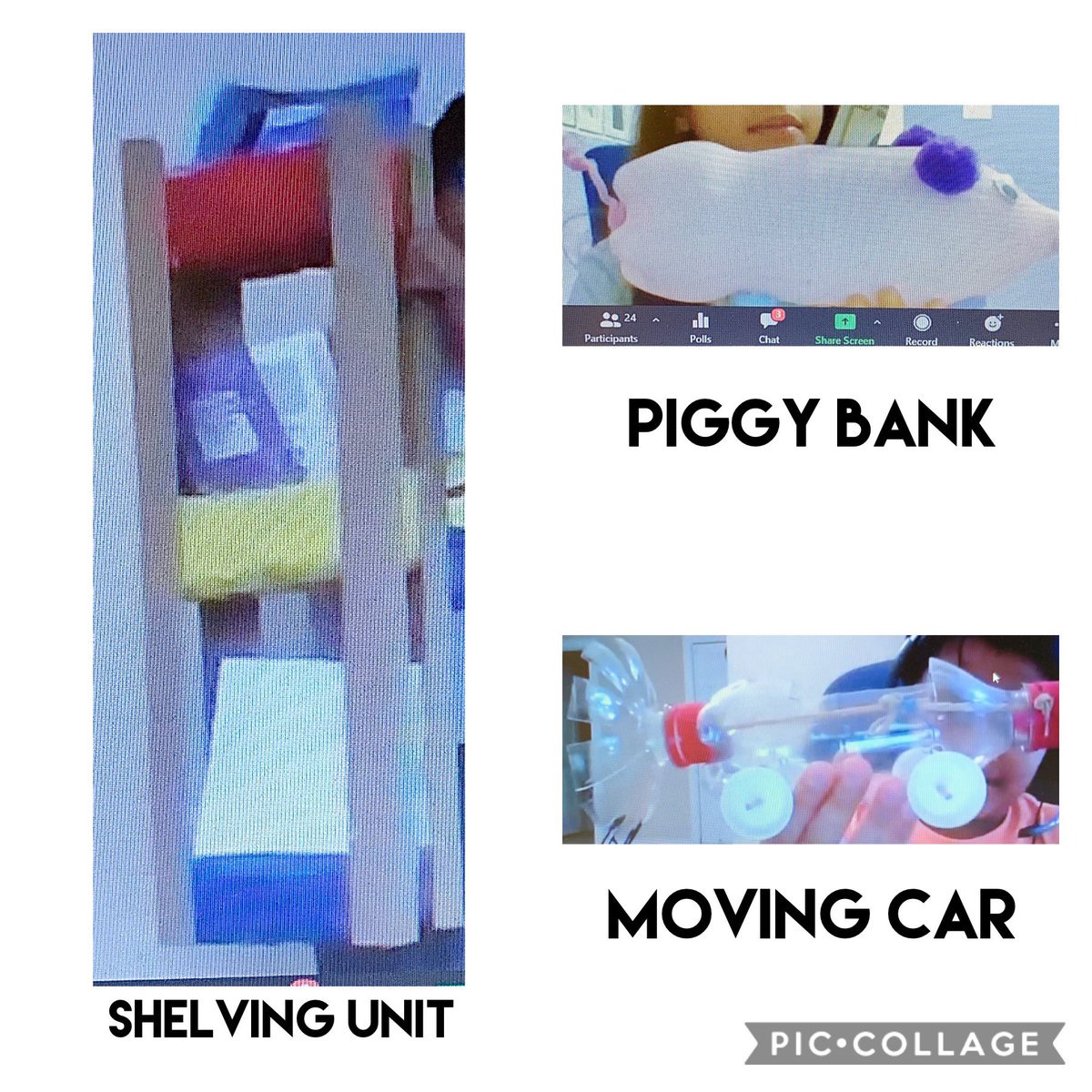 mayzermath's tweet photo. Day 1 of our Recycling Project Presentations was a success! I was so impressed with my students’ work! I had to share a few creations! 💕💻#GoOKEKoalas #4thGradeRocks #Conservation #reuse #Science #ProjectBasedLearning https://t.co/q0XAgZlu8G