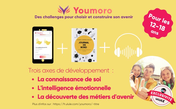 Découvrez notre dernier challenge sur <a href="/ululeFR/">Ulule FR</a> fr.ulule.com/youmoro/ #challenge #empowerment #adolescents