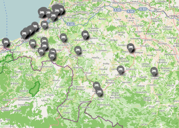 OT_PaysBasque's tweet image. Notre carte interactive des hôtels qui restent ouverts dans le #paysbasque pendant le confinement, pour les déplacements professionnels ➡️en-pays-basque.fr/hotels-ouverts…
