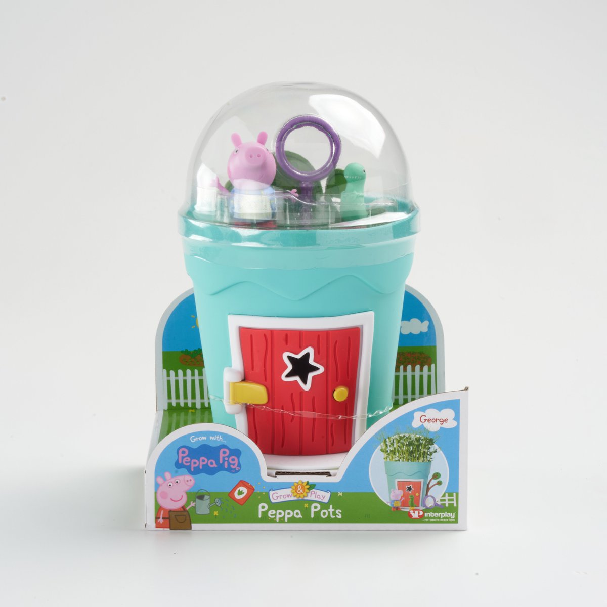 PeppaGrowNPlay's tweet photo. Have fun growing your very own pea plant with George and play with his house and garden!🌱 Play with his toy dinosaur, explore with his magnifying glass in this cute #flowerpot house!

https://t.co/nTEiXwQvKf

#PeppaPig #PeppaGrowAndPlay #Hobbycraft #GeorgePig #Peppa #GrowYourOwn https://t.co/FUugRVMhgB
