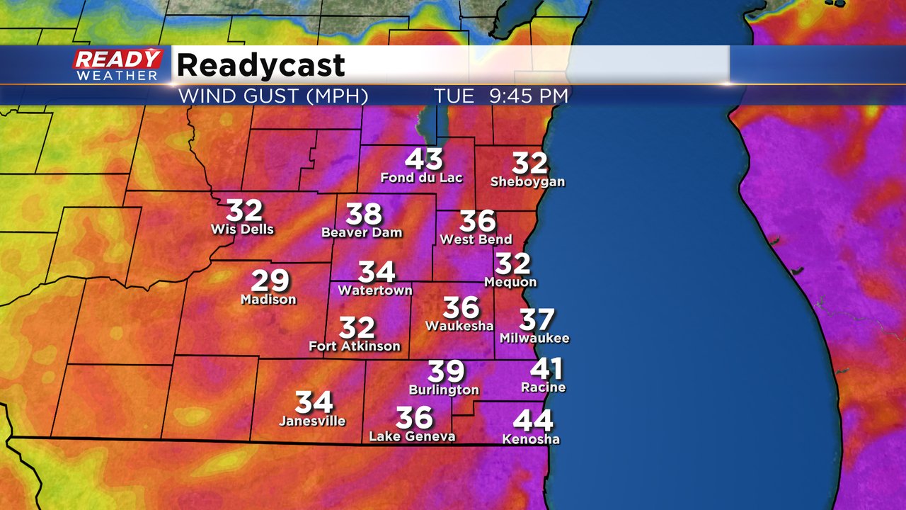 Severe storms roll through southeast Wisconsin with wind