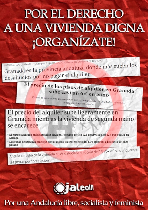 JaleoAndalucia's tweet photo. FRENTE AL CAPITALISMO Y EL PATRIARCADO: ¡ORGANÍZATE!

Fotos de la campaña de inicio de curso de la ciudad de Granada. https://t.co/cZJMFTN5V8