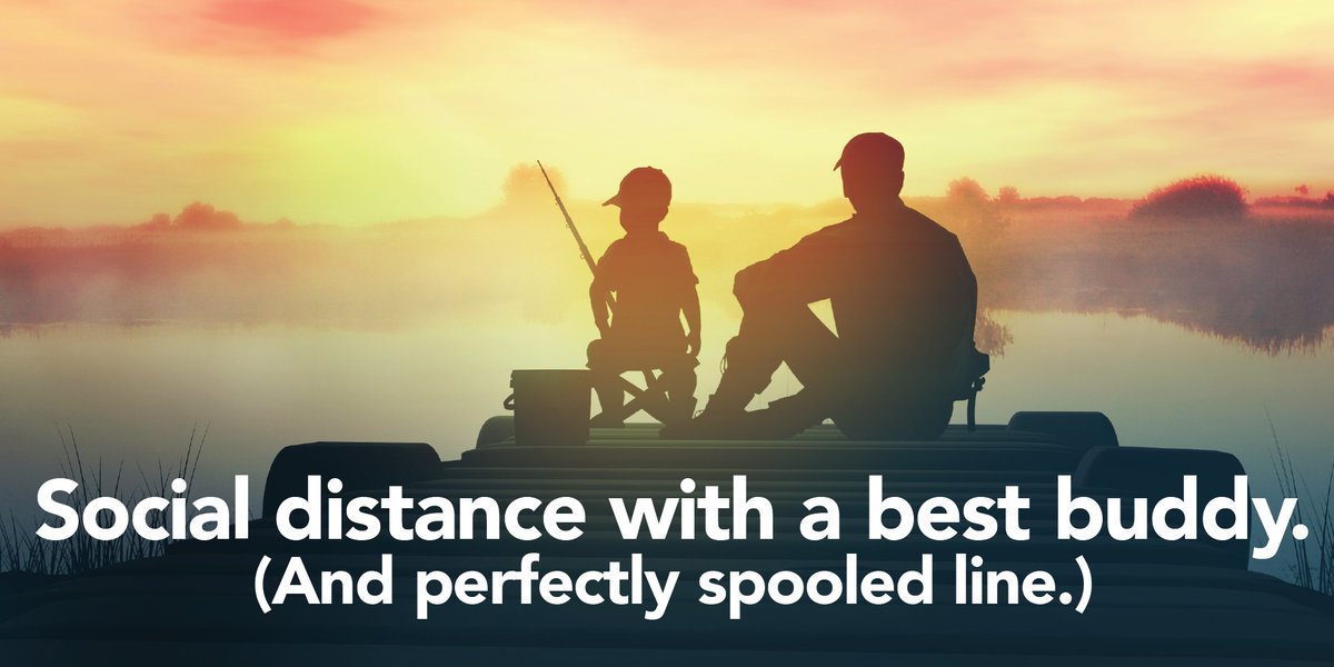 TriangleSport's tweet photo. Fishing is the ideal pastime for social distancing with your best buddy. Get your reels  spooled up perfectly with your own #TriangleSportLinewinder and enjoy your time on the water!
.
.
.
#StaySafeOutThere
#SocialDistance
#LessTimeSpooling
#MoreTimeFishing
#HappyFishing https://t.co/fLDm9ky13Q