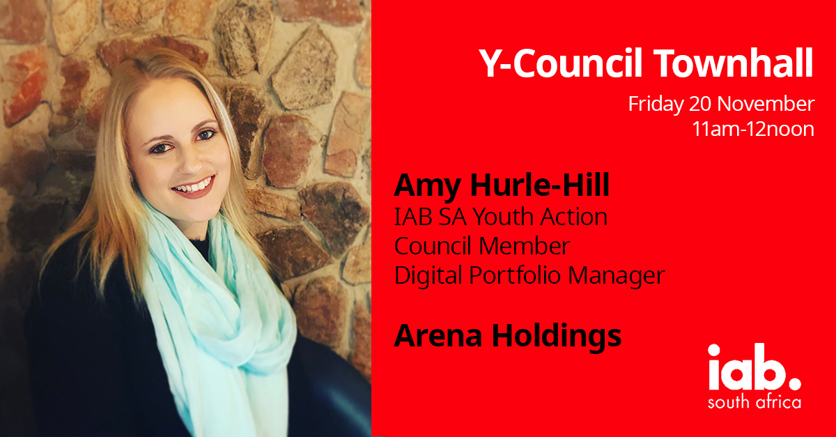 iab_sa's tweet photo. The @iab_sa is excited to welcome @Swazi_Phumo @mcsaatchiabel, @Selae_T @OddNumber_ @ACA_SA , @Amy_Jess01 and @Luzuko_Tena @getsmarter @2Uinc to their panel for the upcoming Y-Council Townhall on on Friday 20 November at 11am. RSVP today: https://t.co/sMYPHexJIO https://t.co/fo2z7ySUT7