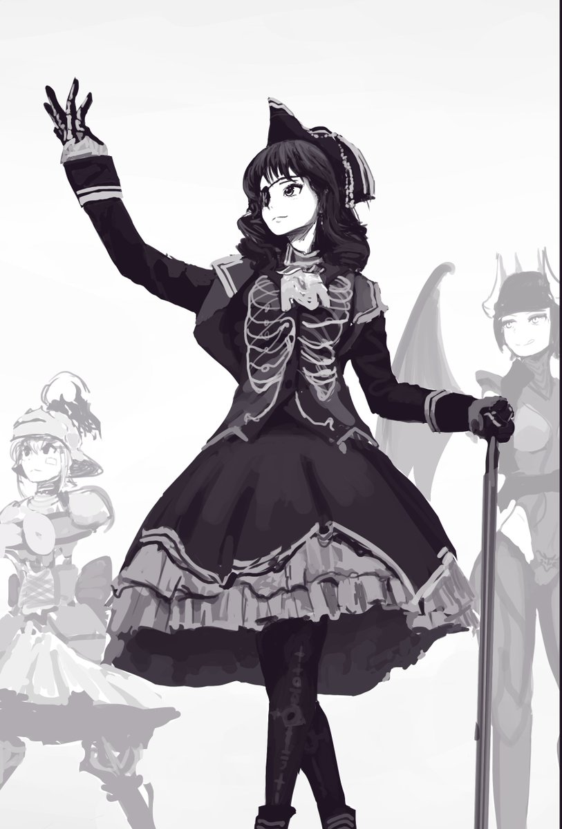 CuriousCube1's tweet photo. Was drawing her from reference. Can't go wrong with cool lolita designs https://t.co/2m4jyBQHfT