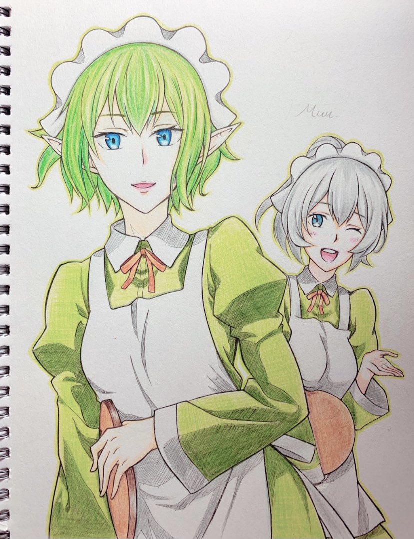 描いてみた ダンジョンに出会いを求めるのは間違っているだろうか リューとシル描いてみた ダンまち 絵描きさんと繋がりたい イラスト イラスト好きな人と繋がりたい ツイレポ