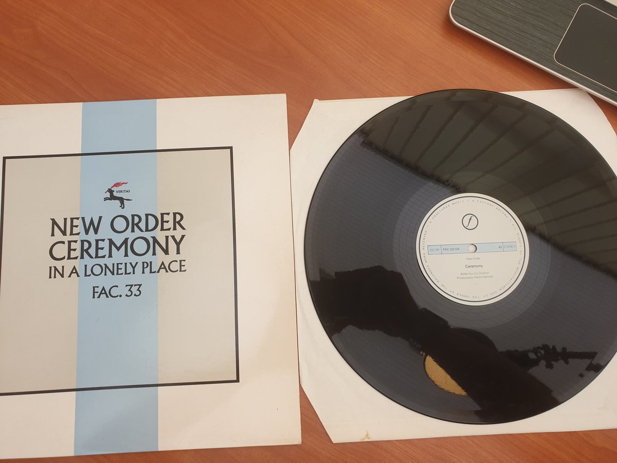  #NewOrderInOrderCeremony:All purchased day / week of release I am sure.Run Off Notes (R.O.N):7” – "Watching Forever"12” 1 – "Watching Love Grow - Forever"12” 2* – "This Is Why events Unnerve Me"All B Sides - "How I Wish We Were Here With You Now"* with  @gillian_gilbert