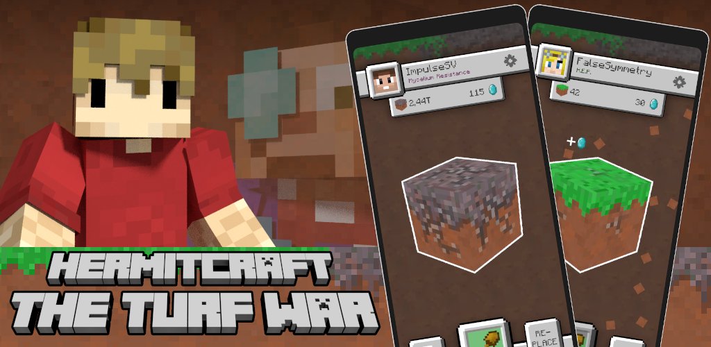 DerStamm99's tweet photo. Hey @xisumavoid  I'm planning to release a game about the current turf war on the hermitcraft server. Would you and the other Hermits be ok with that? (the app is free and has no ads) https://t.co/qa6WRMH0Md