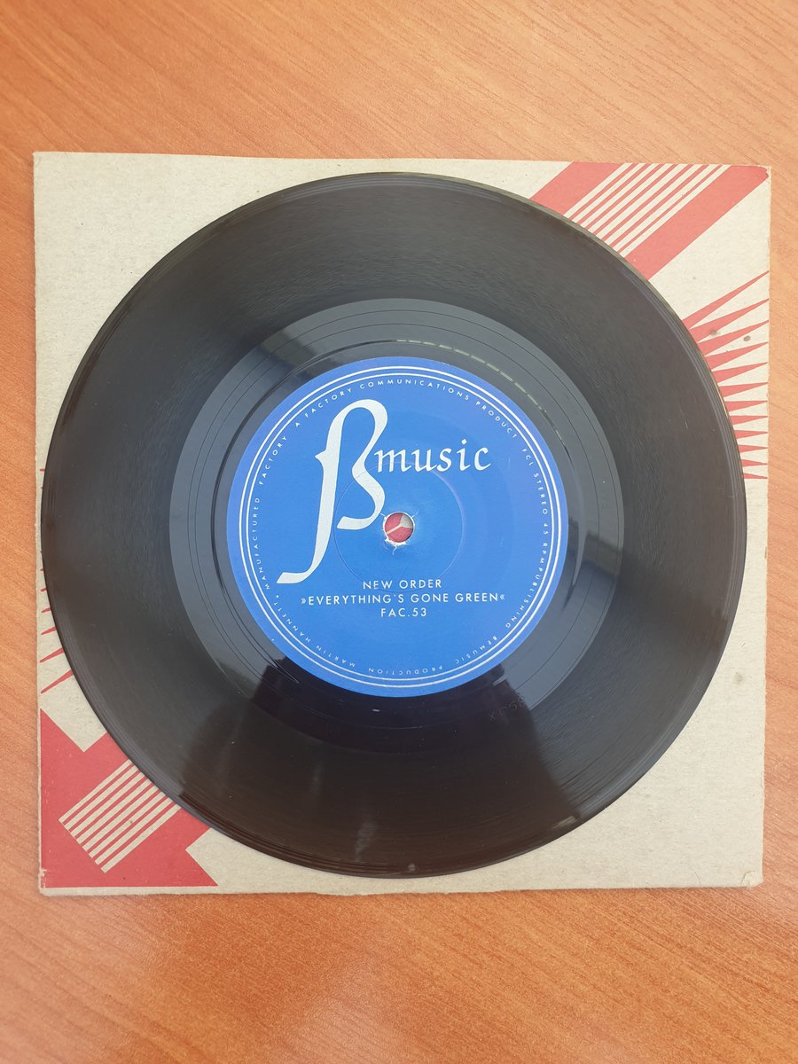  #NewOrderInOrderProcession. R.O.NP: "Soft"EGG: "Hard"Was this a double A side from the outset? Always loved Procession, needs an outing live again I am sure. Must be the  @stephenpdmorris lyrics .I only ever had the red sleeve.