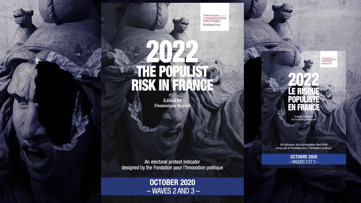 1️⃣ The <a href="/Fondapol/">Fondation pour l’innovation politique</a> survey “2022, the Populist Risk in France” is also available in English. Here’s a thread that looks back at a few of the lessons of our electoral protest indicator.
📖 The study bit.ly/35O4npK 
📊 The data bit.ly/2HI9GPe