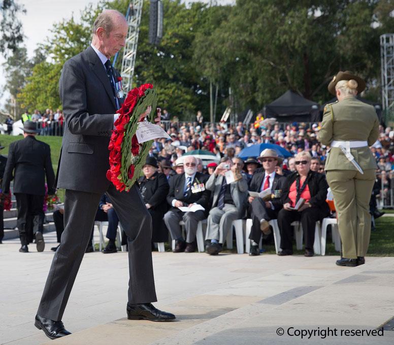 The Duke of Kent is passionate that future generations should be encouraged to remember the sacrifice made by so many during the conflicts of World War I and World War II. He has traveled the world to visit gravesites and memorials of those who have sacrificed.
