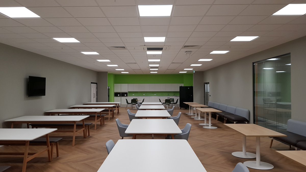FloorForm's tweet image. Carpet tiles and engineered timber installed to this office.