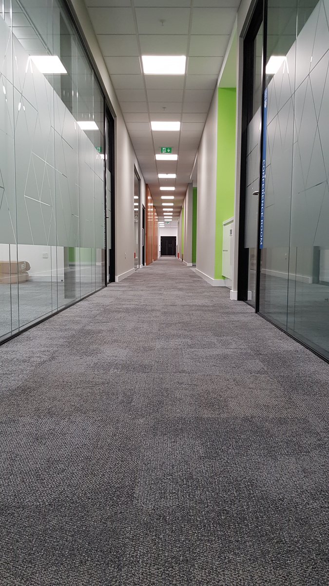 FloorForm's tweet image. Carpet tiles and ceramics installed at this modern office development.