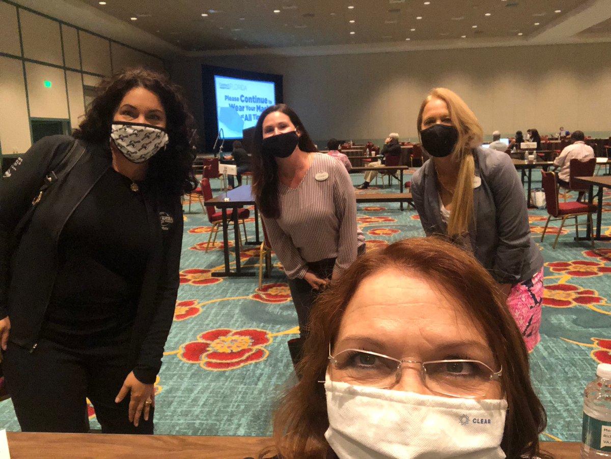 OCMGEvents's tweet photo. We are at #ConnectFL this week. Yesterday we were networking with some fabulous vendors and had two educational sessions. One was on social media marketing during the pandemic and the other covered negotiations in a new business climate. Very interesting! @connectmeetings https://t.co/OY8UMlKsQZ