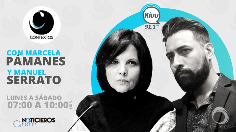 ¡Ya inicia #CONTEXTOS! Sigue la transmisión en #vivo por FB Live facebook.com/gremnoticieros… Con <a href="/mpamanes/">Marcela Pámanes</a> y <a href="/manuserrato/">Manuel Serrato</a> por @KiuuFM