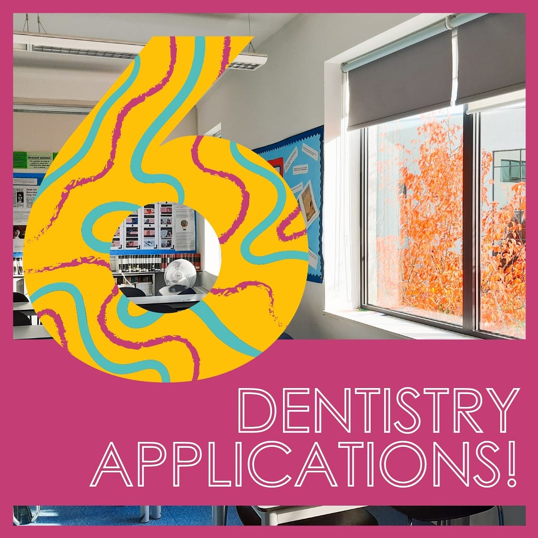 JCSFCollege's tweet photo. We have 6 students who have applied to dental school! Degrees in dentistry can last 5-years & there is a lot of competition for places on courses. We are excited to follow their journeys! #localcelebs #highachievers #dentistry #ucas #JCSFC https://t.co/cGnItjW081