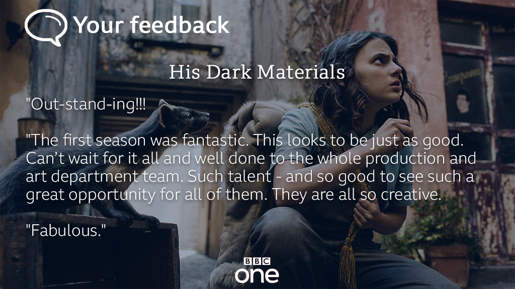 BBC Press Office (@bbcpress) on Twitter photo #HisDarkMaterials is back! And we’re so happy you like it as much as us. Watch it now on <a href="/BBCiPlayer/">BBC iPlayer</a>: bbc.in/3kdgeDb #HisDarkMaterials is back! And we’re so happy you like it as much as us. Watch it now on <a href="/BBCiPlayer/">BBC iPlayer</a>: bbc.in/3kdgeDb
