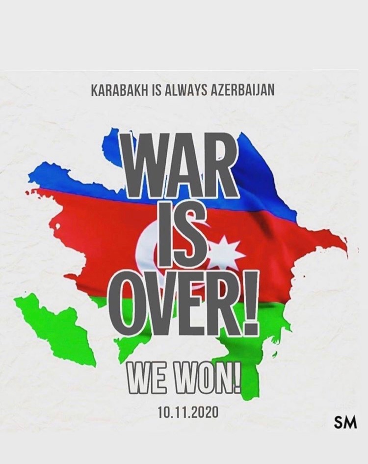 This is a justice! After 30 years we got back all our lands 🙏 thanks God 🙏 
#KarabakhisAzebaijan #Karabakh #NagornoKarabakh #Azerbaijan