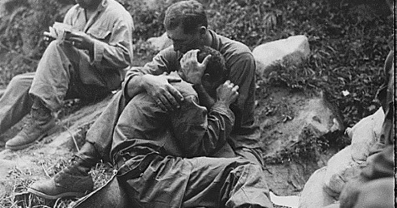 War time compassion; a thread. On December 20, 1943 a German pilot spared an American bomber from certain death. They later met in 1990 and continued a friendship until their final days. War is filled with stories of enemies expressing compassion for one another.