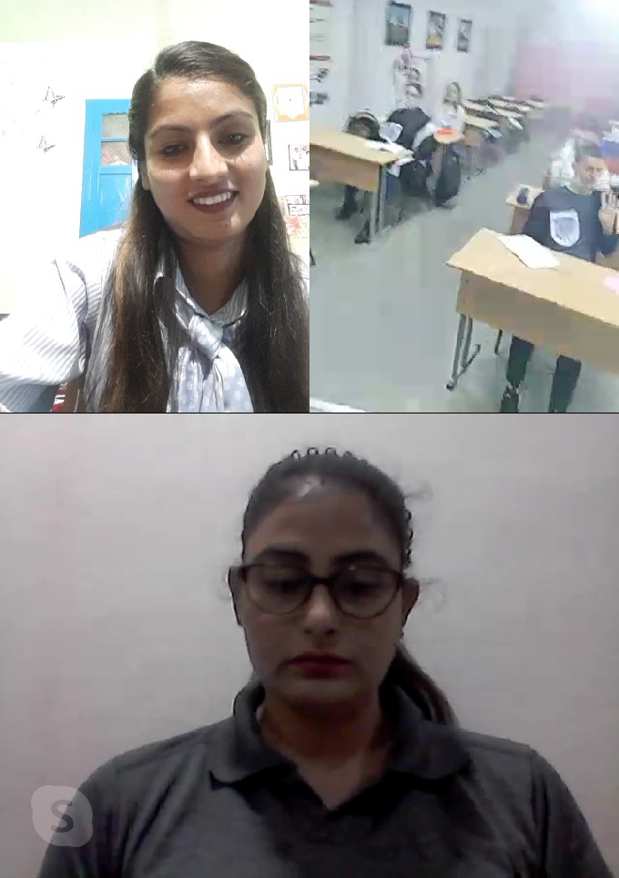 Skype in the classroom 🤝 ..Had wonderful session with russian college students #skypesession #Russia <a href="/Prabhjo60556013/">Prabhjot Gill</a> <a href="/MicrosoftEDU/">Microsoft Education</a> <a href="/SDG2030/">SDG2030</a> <a href="/STSWSRAJGOMAL/">S.T.S. World School (Official)</a> @Gurpree94496615 <a href="/Priyank92728363/">Priyanka Walia</a>