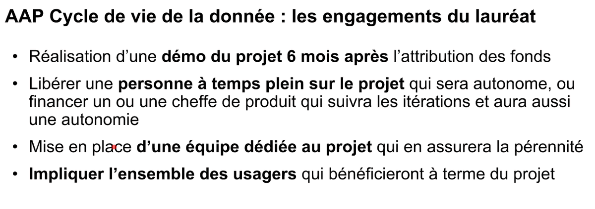 La promesse (ou si vous êtes pessimiste, la contrepartie du pensum administratif d'avoir à rédiger un Xième dossier de financement de l'année)
