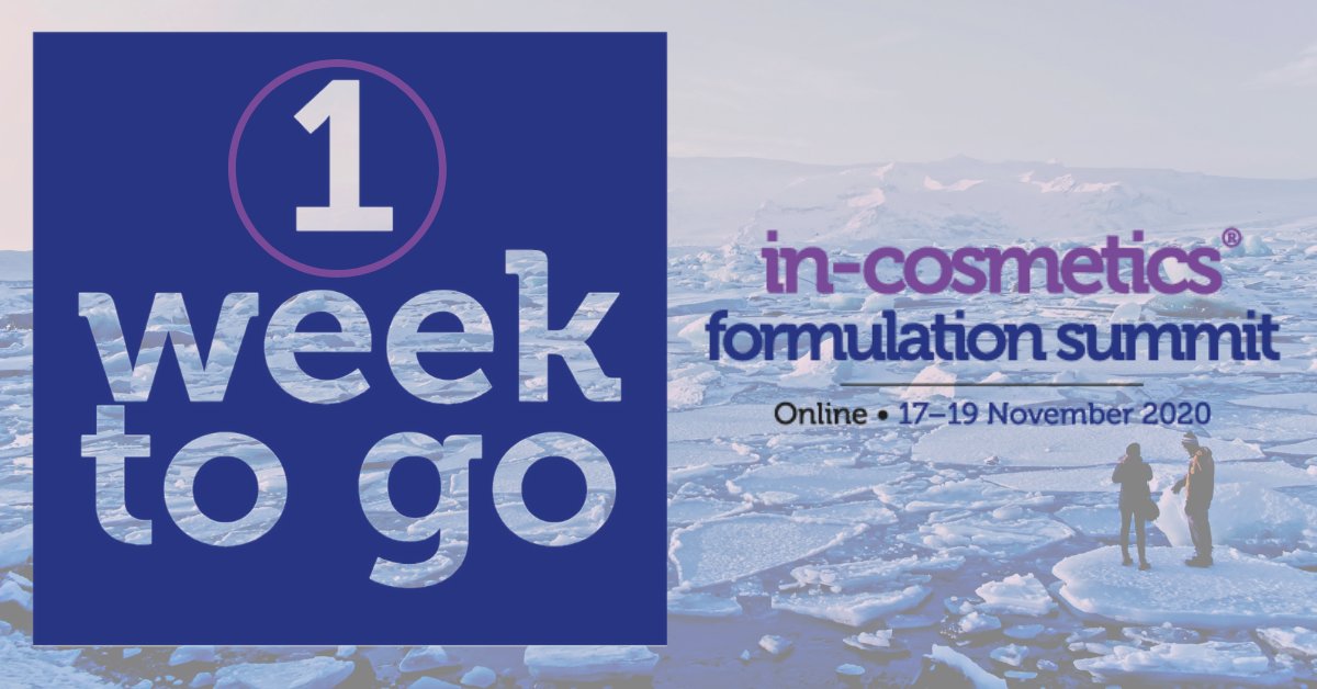 incosmetics's tweet photo. π§ π FORMULATION IN THE CLIMATE CHANGE AGE
Am opportunity to be inspired, collaborate and learn together, exactly a week from today, will you be joining us?
Book now https://t.co/xhOBk1X4ku
#formulationsummit #incosmetics #climatechange https://t.co/Xno8BZdXzJ