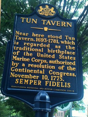 MilitaryNotesUS's tweet image. It is believed that the initial recruitment of the first Marines took place in the Tun Tavern in Pennsylvania