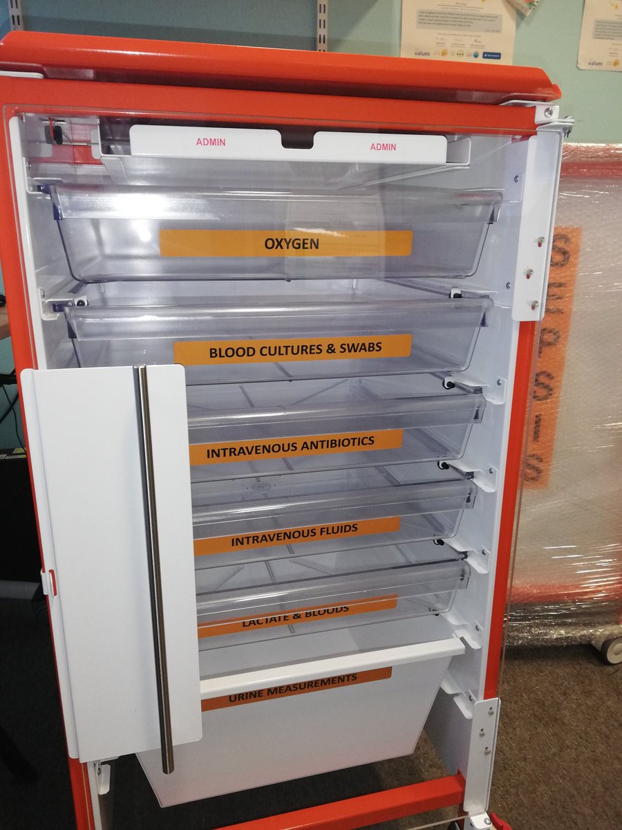 gun_akar's tweet photo. How beautiful are our new sepsis trolleys π
Sepsis 6; early intervention saves lives.
#sepsis
#NorthMidED
@trishy1289
@KnuttDread https://t.co/kslNZmICMO