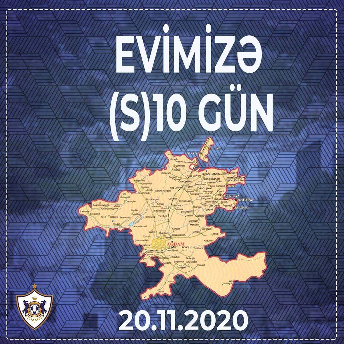 EVİMİZƏ (S)10 GÜN !

#QarabağFK #Evimizəqayıdırıq #Ağdam #QarabağAğdam