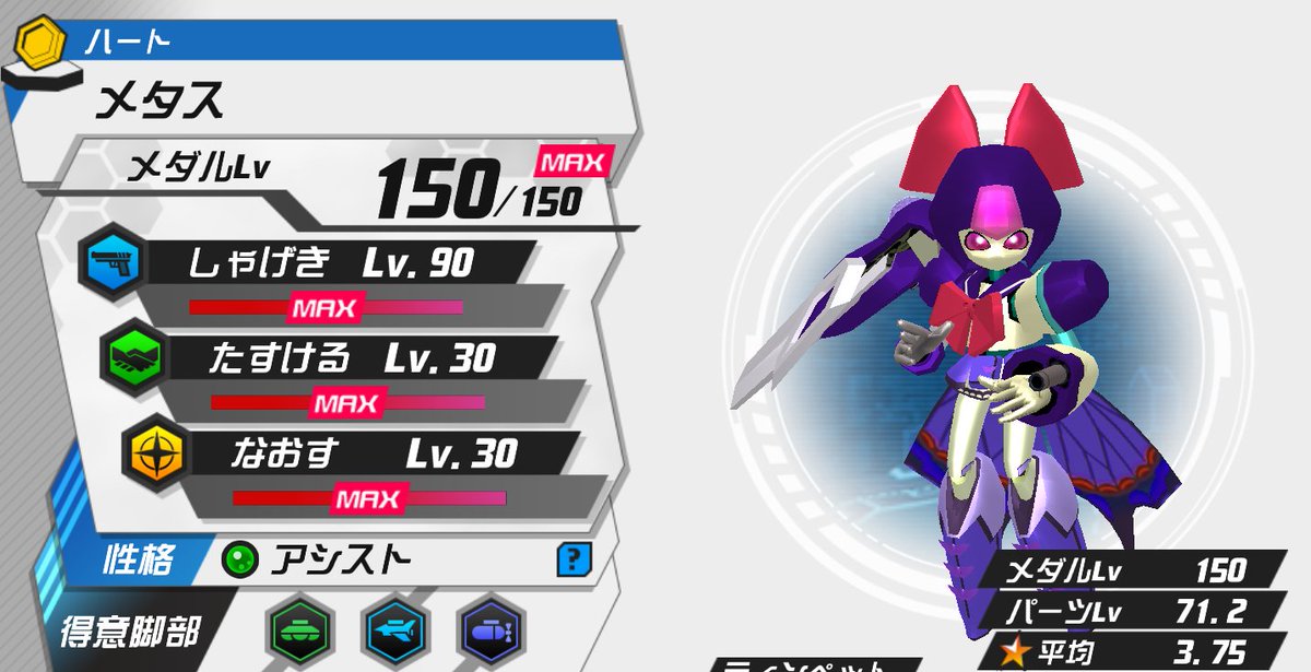 おかっけー 作品作った時ぐらいしか呟かんのになぜこんな事言い出したのか ブリキ狩りだメダリーグだ超戦だと戦ってきて ふと思った 名前つけて強化して色変えるぐらいには気に入っている彼らが何者なのか全然わからんって変だろと クロス以外は戦闘