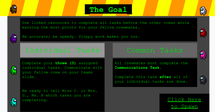 katiebillie_'s tweet image. Today we completed our tasks in our #AmongUs ELA edition! Thank you @englishmethat for the awesome template. The kids loved it! #62Learns #62ICS