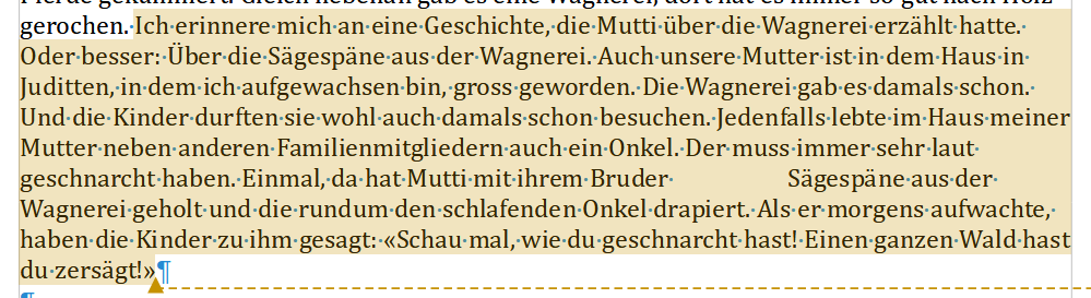 MenschMeyerText's tweet image. Von Sägespänen und dem Schnarchen

Eine der Lieblingsgeschichten in der grossen Geschichte von Frau S., die ich für sie aufschreiben darf.🖤

#AmWriting #SchreibDeinBuch #LoveMyJob