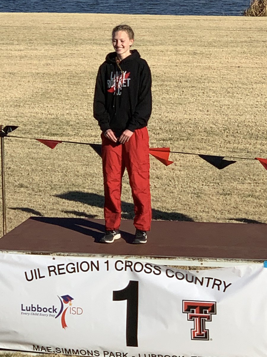 Congrats to Kyla Kane for winning her third straight regional xc meet. Way to go Kyla!