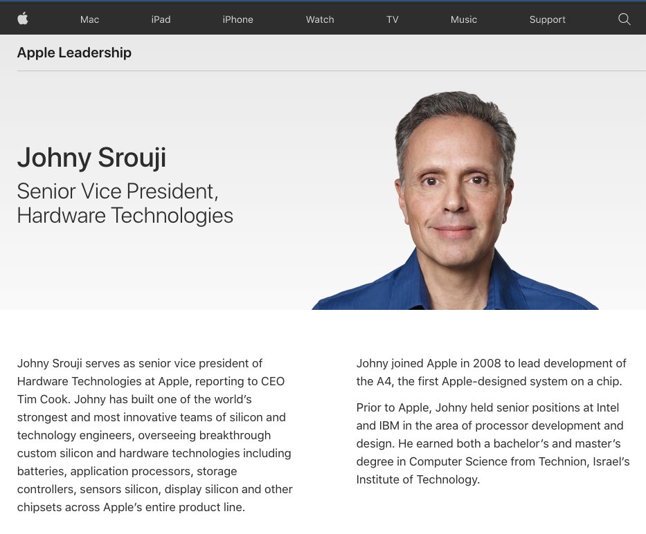 Also, this guy is objectively one of the most important people at Apple.He is the dude that has led Apple's custom silicon initiatives. Instead of using another off the shelf processor from Qualcomm or Samsung, Apple announced its own back in 2013. #AppleEvent  