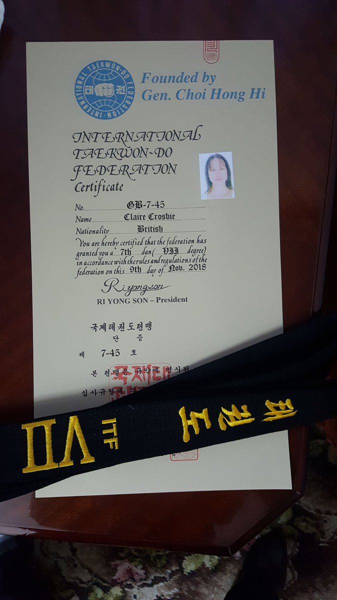 CctkdS's tweet image. Today marks 2 years since gaining my 7th Degree in North Korea. I can&apos;t believe how quickly the time has passed! A time I will never forget! 👊🥋💪