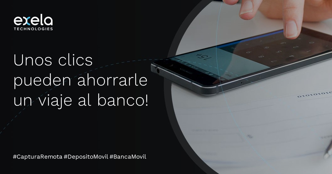 ExelaTechLATAM's tweet image. ¡Unos pocos clics pueden ahorrarle un viaje al banco! #Deposite cheques desde cualquier lugar con #CapturaRemota de Exela. 
ow.ly/4Rcp50CgNAs
#CapturaRemota #DepositoMovil #BancaMovil