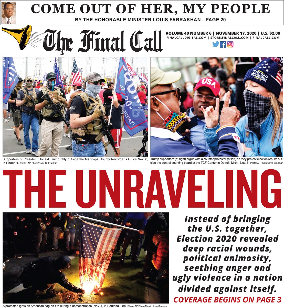 The Final Call News tweet media