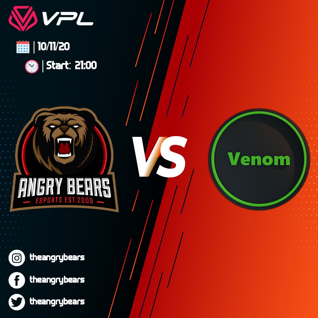 TheAngryBears's tweet photo. 🏆 @VPL_IrelandUK MATCHDAY [PC]
📅 10/11/20
🕘 21:00 GMT +1
🆚 #venom
🎥 https://t.co/vmBLjWX177

#Matchday #FIFA21 #ProClubs #eSports #socialbears #pcgaming https://t.co/z0vimVLnwr