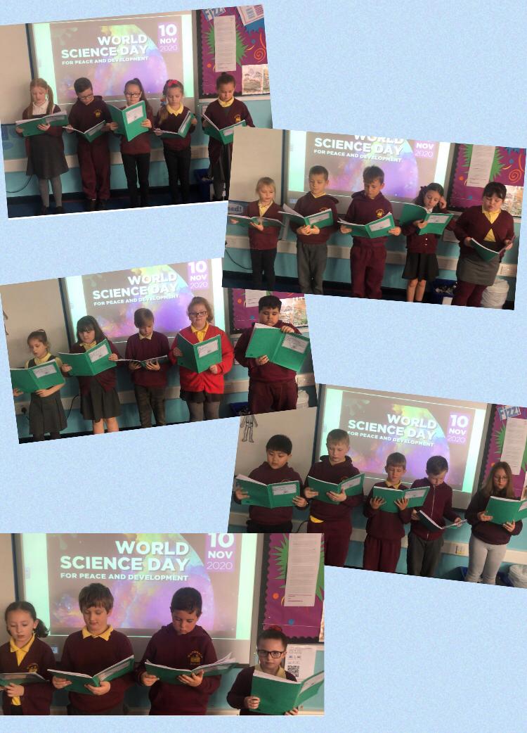 Illtyds_RC's tweet photo. Yr4/5 have had a fantastic morning celebrating World Science Day by learning about our skeletons. They made moving skeleton puppets and delivered presentations to their classmates.
World #Scienceday2020 #understandingmybody #learningaboutme @BHHSScience https://t.co/VOKv6aHqvU
