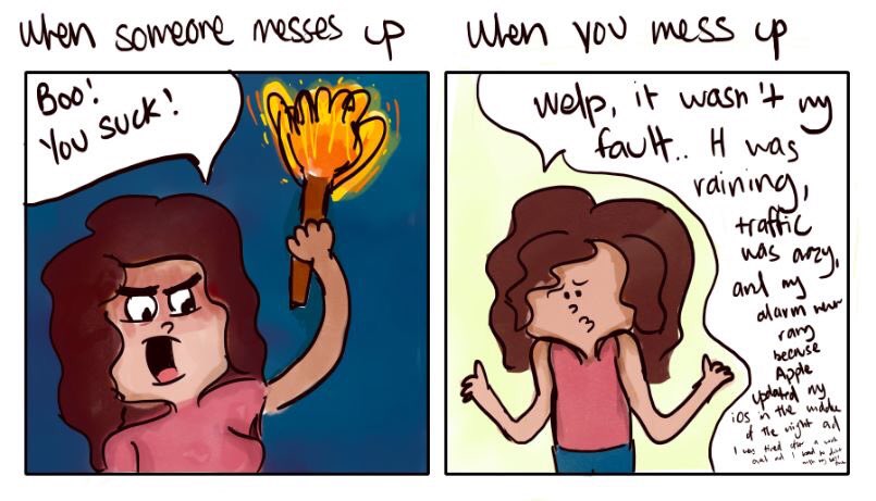 FortBraggR2's tweet image. (1/4) #10 for common cognitive biases: the Fundamental Attribution Error.

The #FundamentalAttributionError is similar to the Self-Serving Bias we previously discussed.  Except, in this instance, it&apos;s not just about our success or failure, but about others&apos;, too.