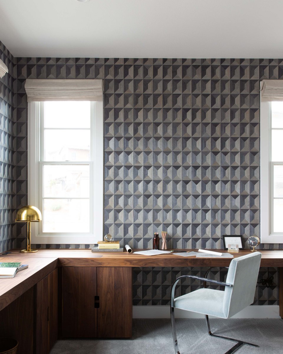 Ogee Millwork received a 2020 Wood Diamond Award for this home office. #WFH #procabinetmaker See other winning projects at cabinetmakers.org/2020winners.ht…