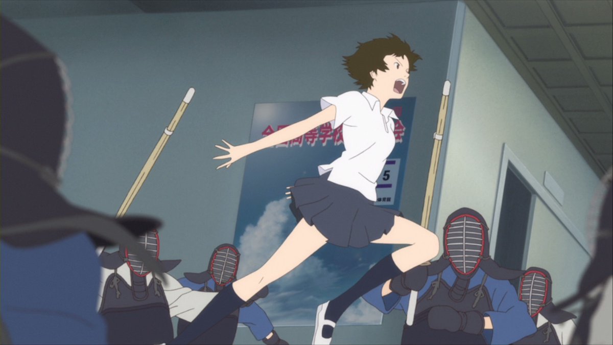 Logikanya, jika keduanya bertumbuh, karakter utama yang hadir dengan cumulonimbus dalam satu adegan bisa saya deskripsikan perubahannya. Sehingga saya membuat komparasi tiap adegan yang menampilkan cumulonimbus dengan Makoto dalam berbagai kondisi cerita.