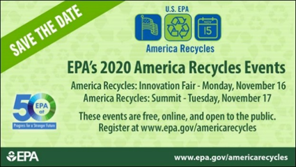 WhatsNYourPapr's tweet image. EPN is pleased to be invited to present our #PaperCalculator at the @EPA #AmericaRecycles Innovation Fair on Nov 16.  The virtual Fair and the next day&apos;s Summit are open to everyone. Register now: bit.ly/3n3EABV