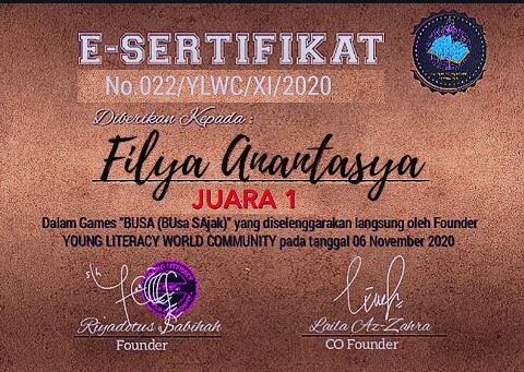 LiteracyYoung's tweet photo. Selamat untuk para pemenang💐🥳 Sukses terus, dan semangat berkarya, salam lietrasi💐🤭🤭 https://t.co/iNR8pFuJj0